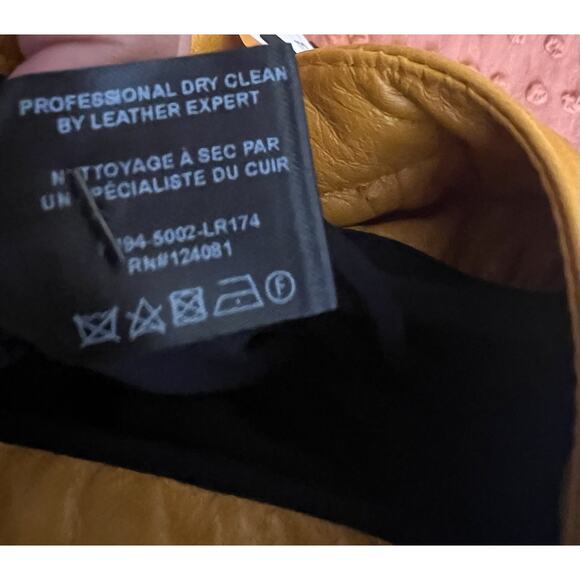 Proenza Schouler Asymmetrical Leather Lambskin Wool Trim Skirt Women’s Orange 10 - Picture 10 of 10